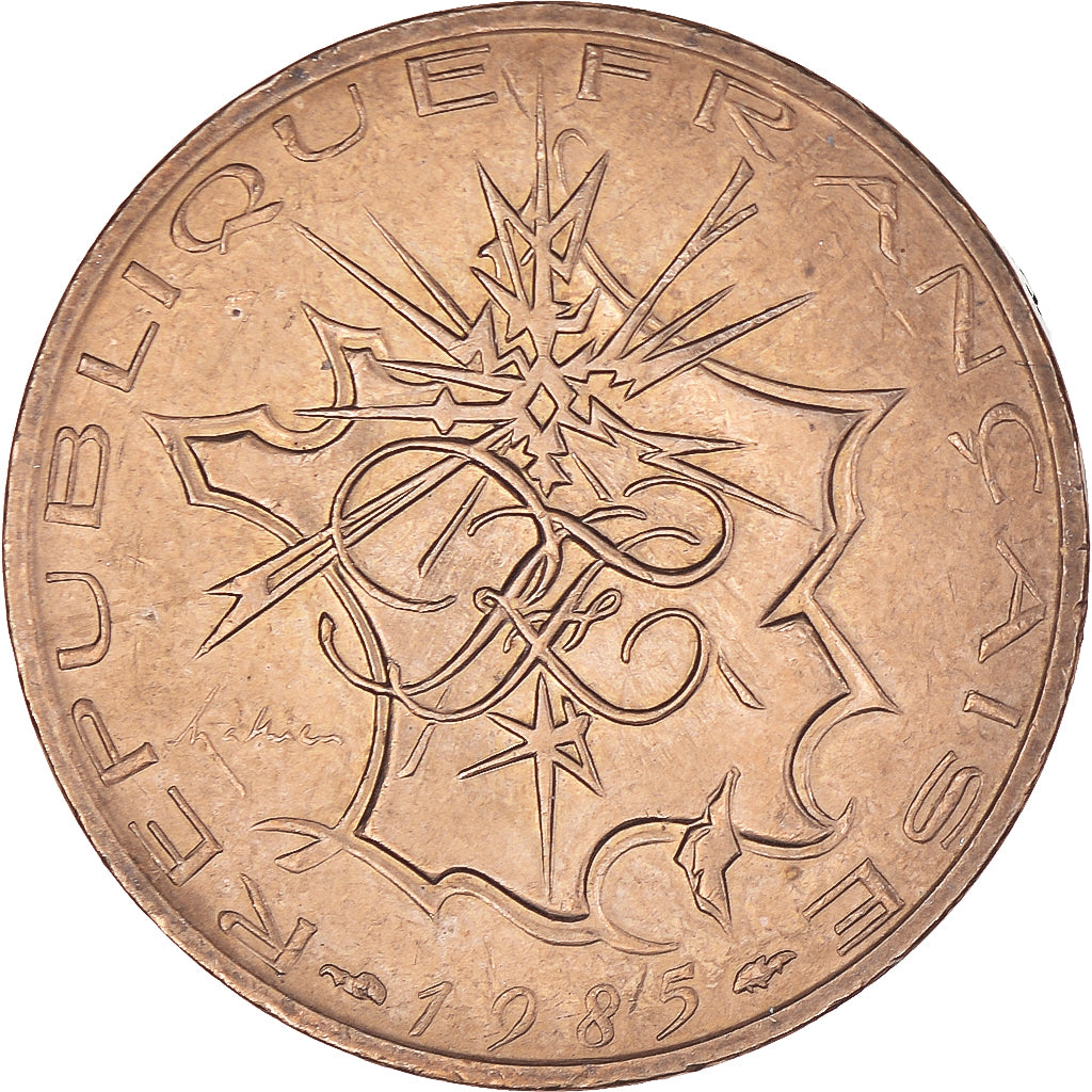 Moeda, França, 10 Francs, 1985
