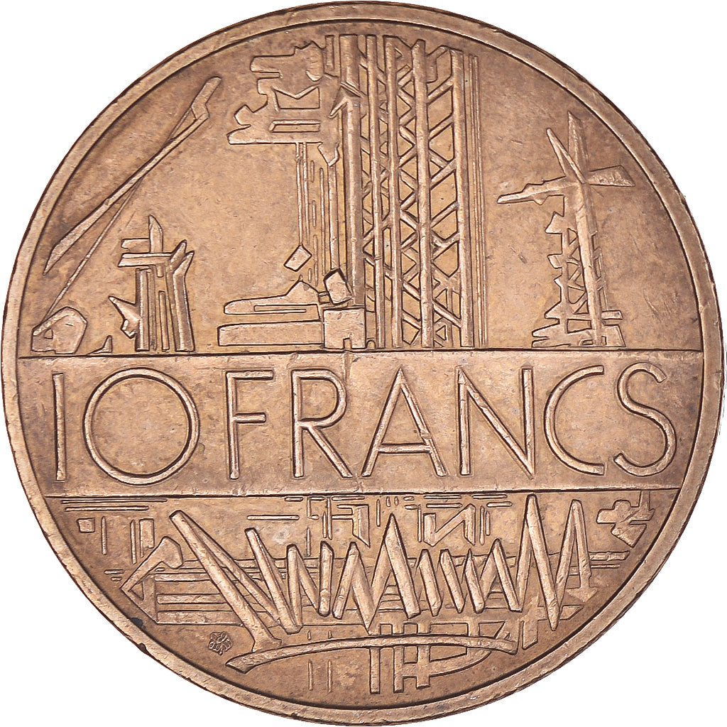 Moeda, França, 10 Francs, 1985