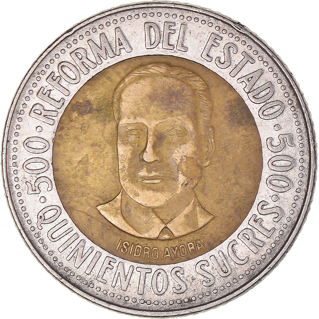 Munten, Ecuador, 500 Sucres, 1995