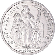 Moneta, Nuova Caledonia, 2 Francs, 1990