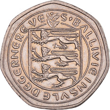 Moeda, Guernesey, 20 Pence, 1983