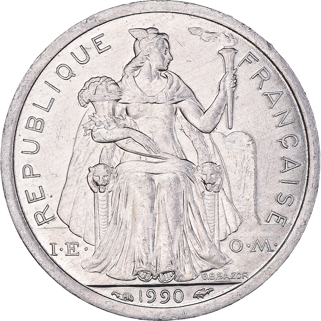 Moneta, Francia, Franc, 1990