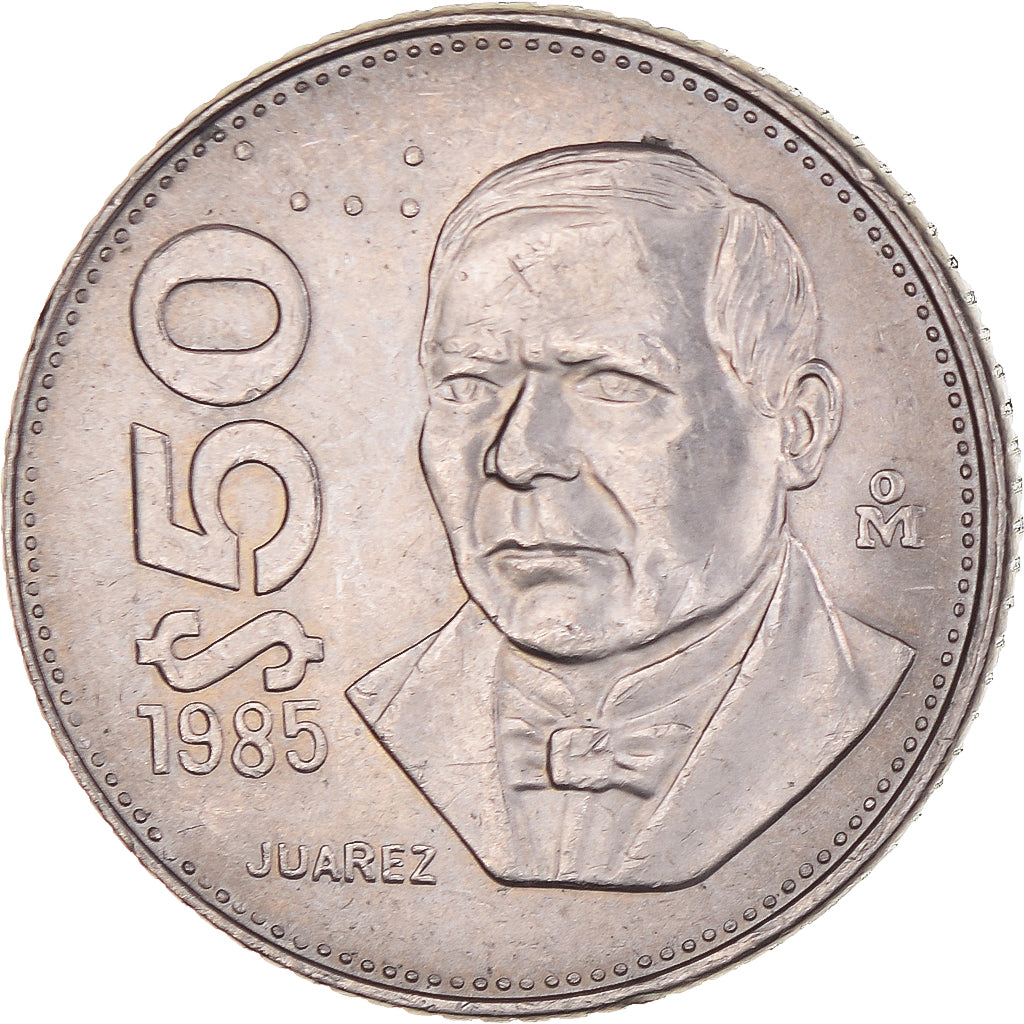 Coin, Mexico, 50 Pesos, 1985
