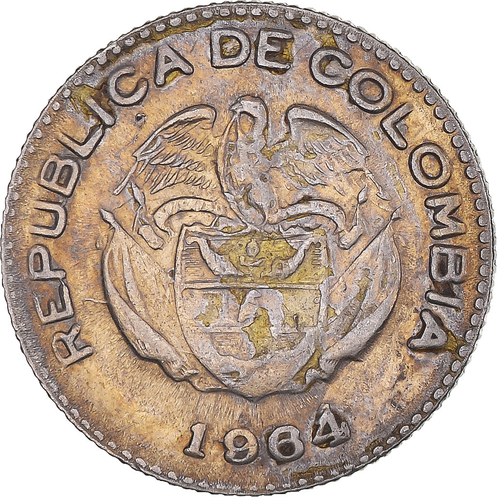 Moneta, Colombia, 10 Centavos, 1964