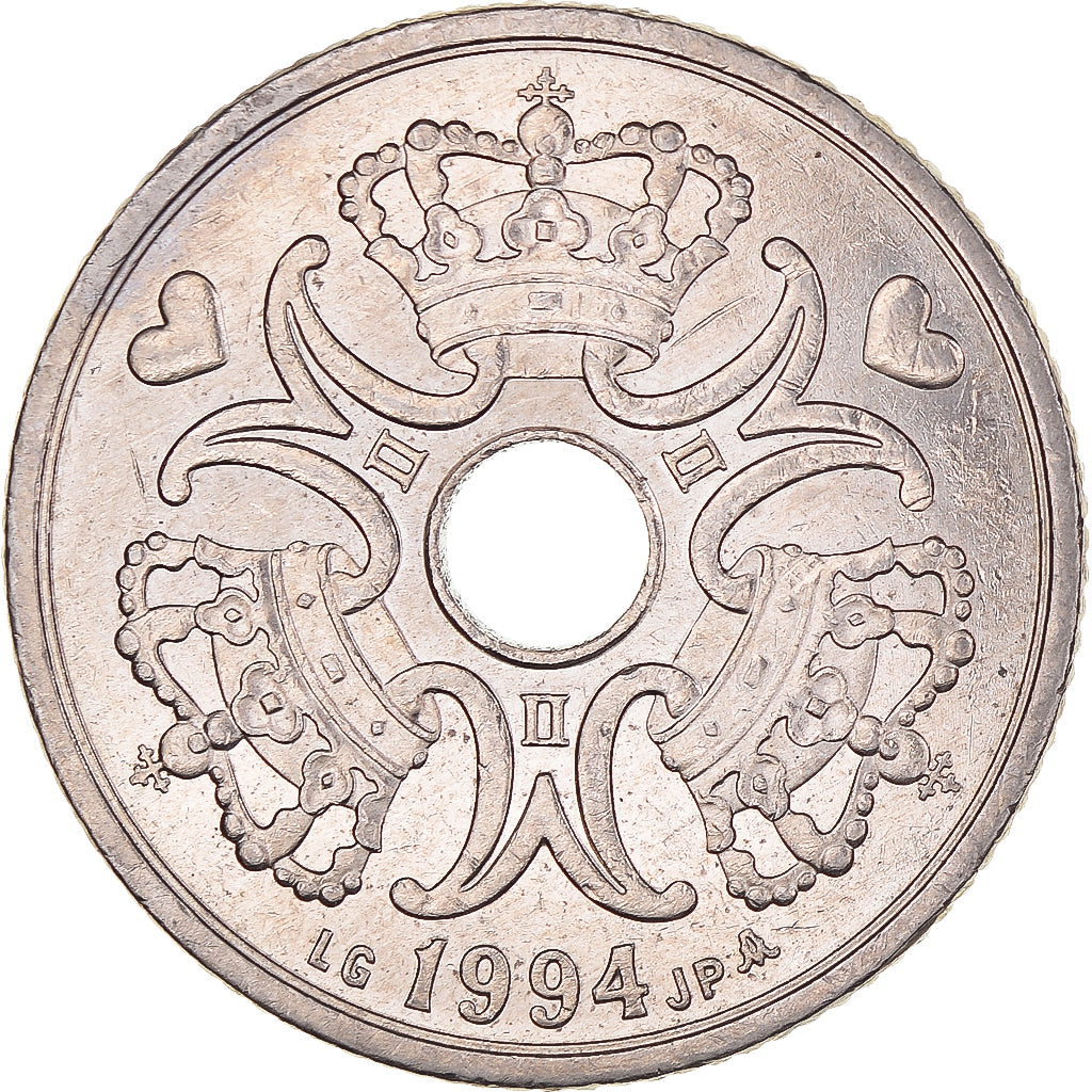 Münze, Dänemark, 5 Kroner, 1994