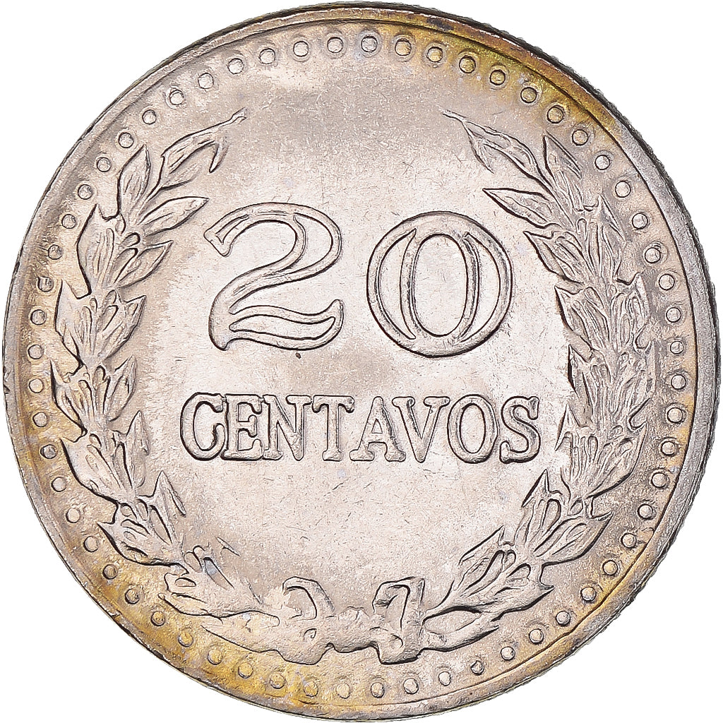 Moneta, Colombia, 20 Centavos, 1973
