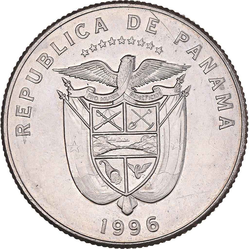 Moneda, Panamá, 1/4 Balboa, 1996