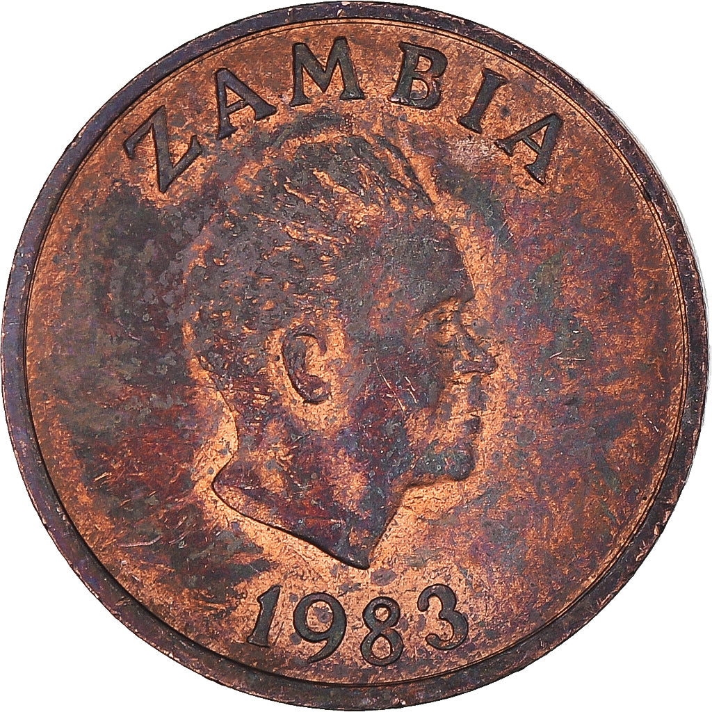 Coin, Zambia, Ngwee, 1983