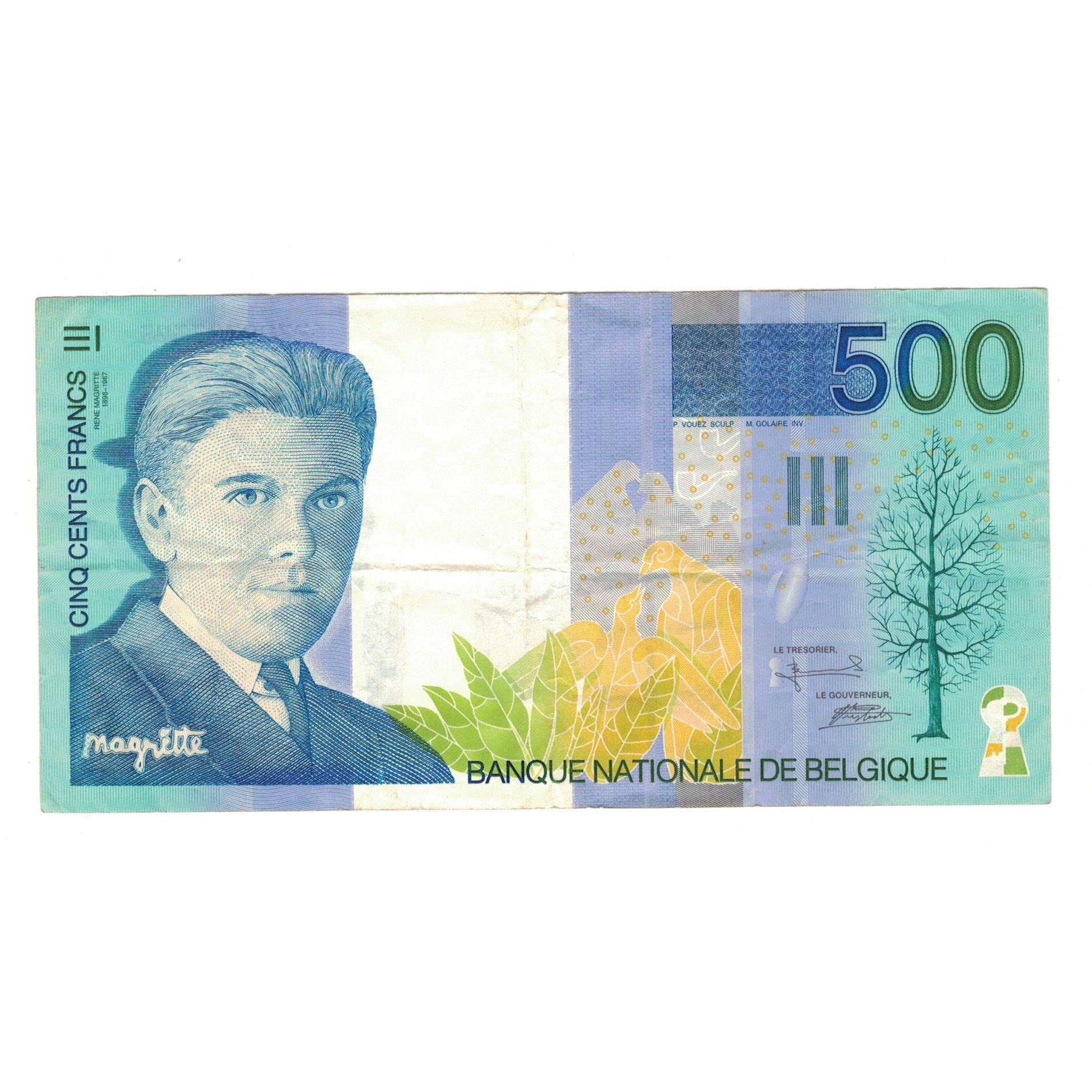 Banknote, Belgium, 500 Francs, Undated (1998), KM:149, EF(40-45)