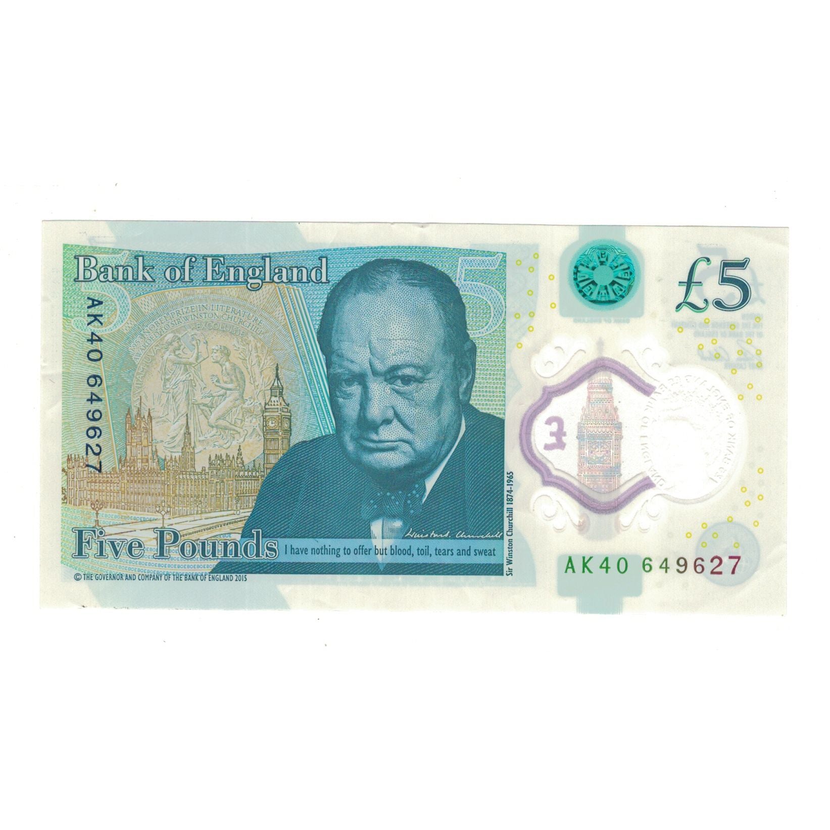 Banknote, Great Britain, 5 Pounds, AU(50-53)