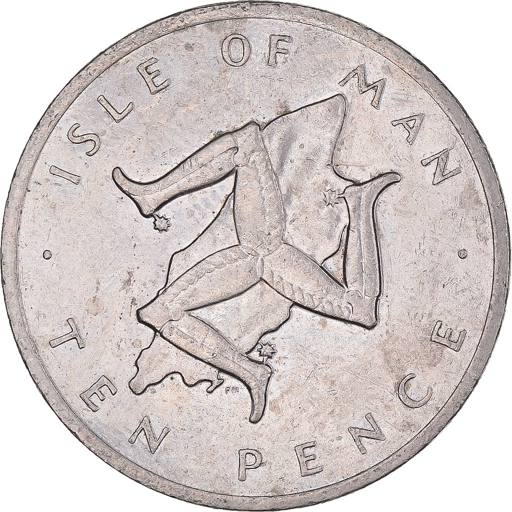 Coin, Isle of Man, 10 Pence, 1976