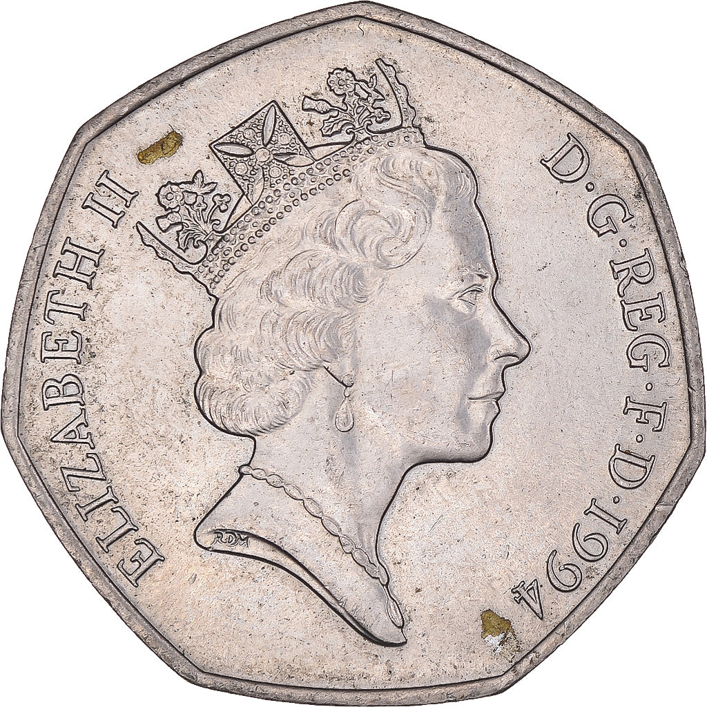 Moeda, Grã-Bretanha, 50 Pence, 1994