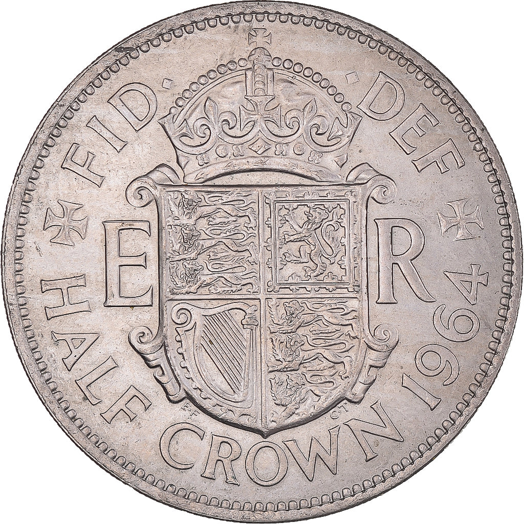 Moneta, Gran Bretagna, 1/2 Crown, 1964