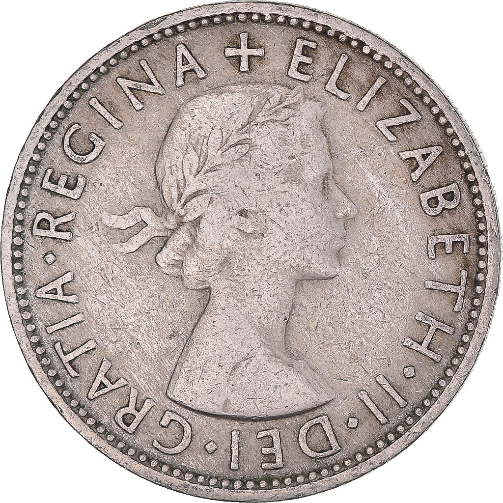Monnaie, Grande-Bretagne, Florin, Two Shillings, 1958