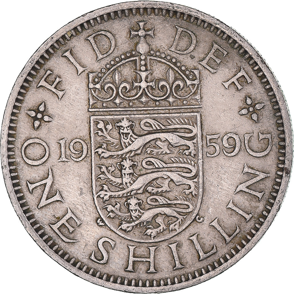 Moeda, África do Sul, Shilling, 1959
