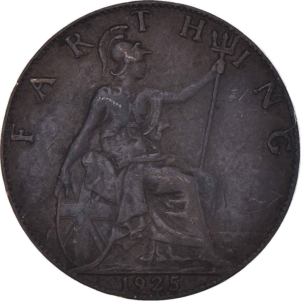 Coin, Great Britain, Farthing, 1925