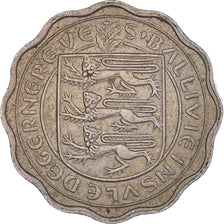 Coin, Guernsey, 3 Pence, 1959