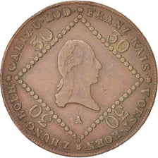 Austria, 30 Kreuzer, 1807, Vienna, KM:2149, EF(40-45), Copper, 37.5