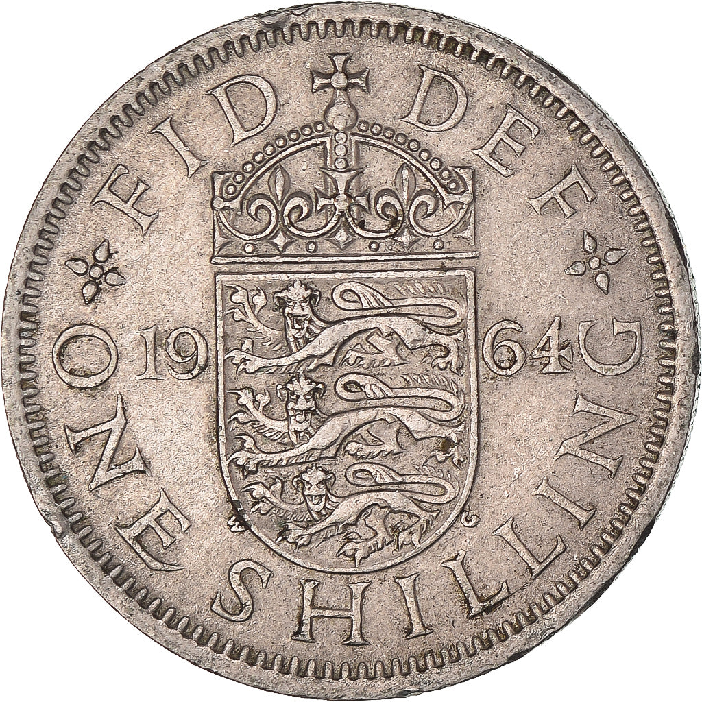 Munten, Groot Bretagne, Shilling, 1964
