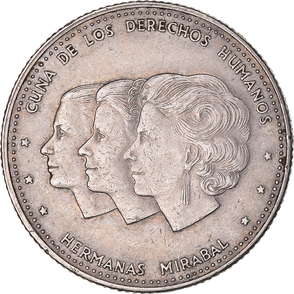 Moneda, República Dominicana, 25 Centavos, 1986