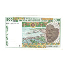 Banknote, West African States, 500 Francs, 2001, KM:110Al, EF(40-45)