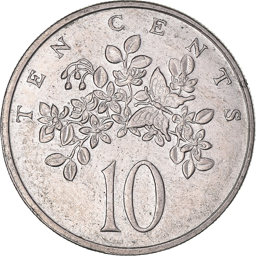 Moneda, Jamaica, 10 Cents, 1982