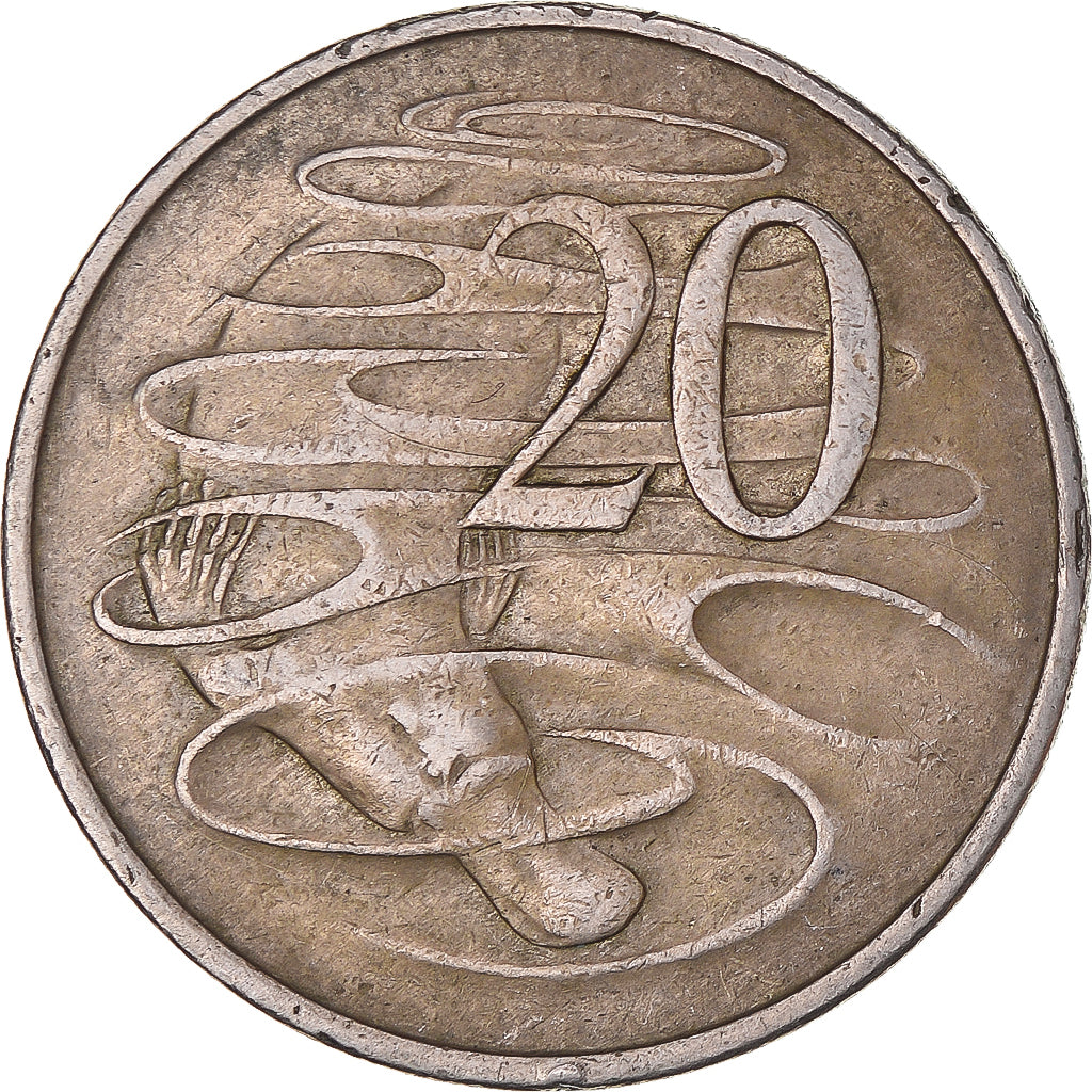 Moneta, Australia, 20 Cents, 1968