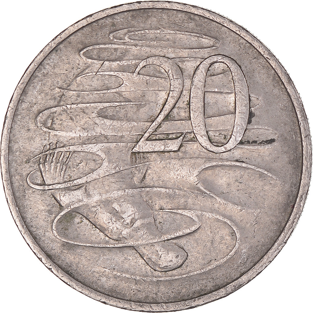 Moneta, Australia, 20 Cents, 1977