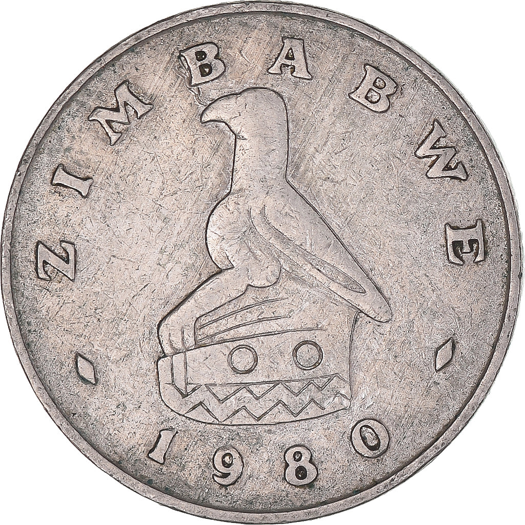 Coin, Zimbabwe, 20 Cents, 1980