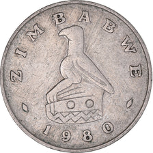 Coin, Zimbabwe, 20 Cents, 1980