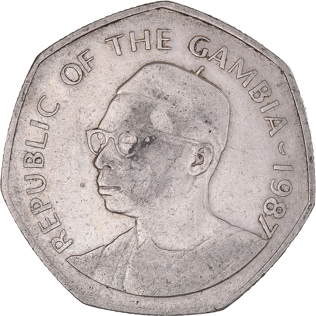 Coin, Gambia, Dalasi, 1987