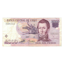 Billete, 2000 Pesos, 1997, Chile, KM:158a, MBC