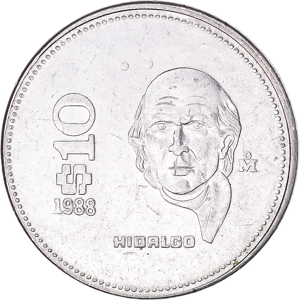 Münze, Mexiko, 10 Pesos, 1988