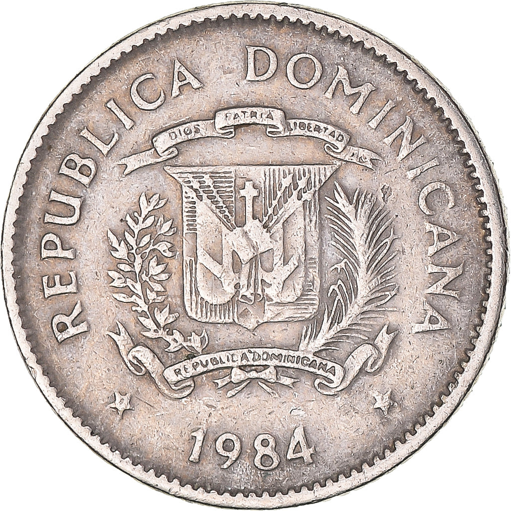 Moneta, Republika Dominikany, 10 Centavos, 1984