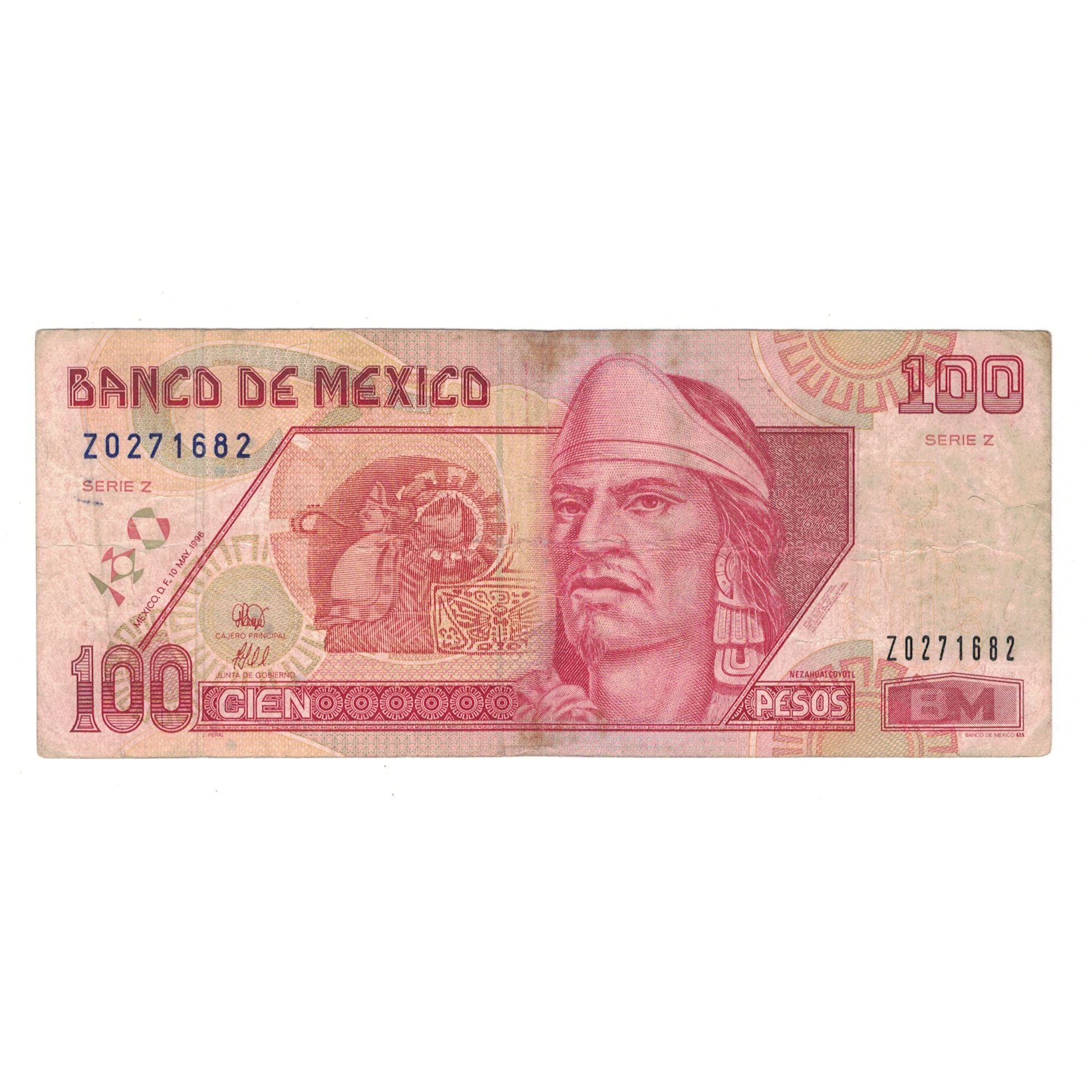 Banknote, Mexico, 100 Pesos, 1996, 1996-05-10, KM:108b, VF(20-25)