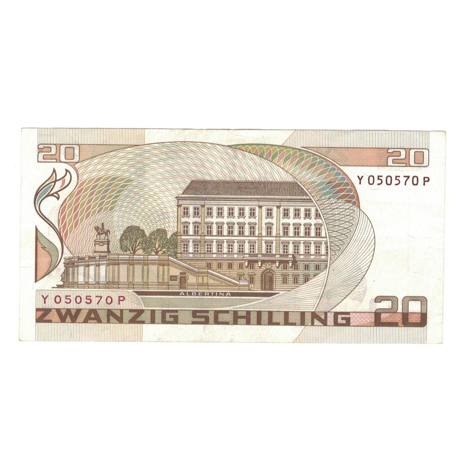 Banknote, Austria, 20 Schilling, 1986, 1986-10-01, KM:148, EF(40-45)