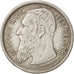 Belgio, 2 Francs, 2 Frank, 1909, BB, Argento, KM:58.1