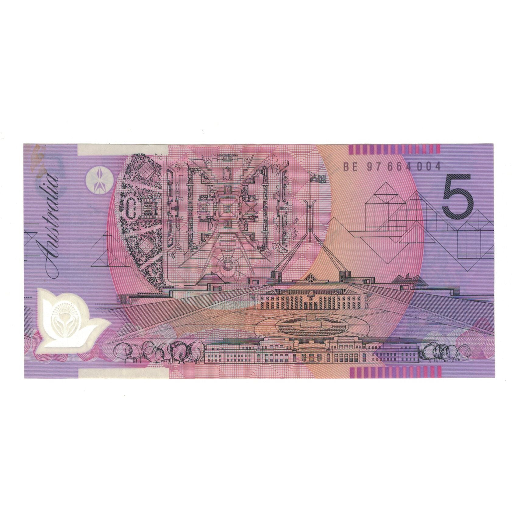 Biljet, Australië, 5 Dollars, KM:51c, TTB