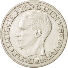 Belgium, 50 Francs, 1958, KM:150.1, AU(55-58), Silver, 30