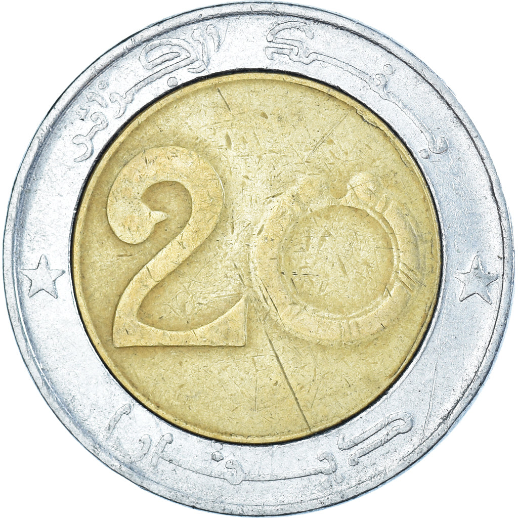 Münze, Algeria, 20 Dinars, 2000