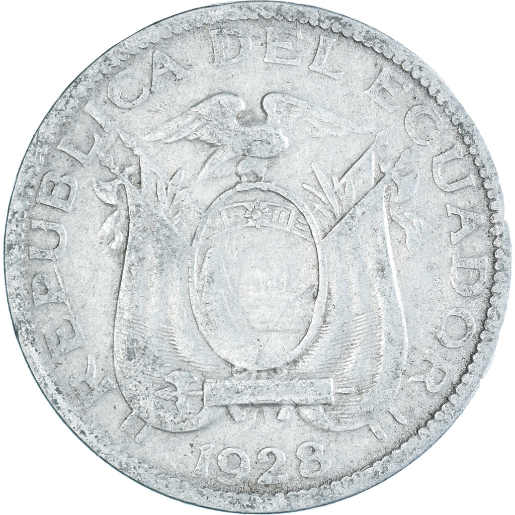 Monnaie, Équateur, 5 Centavos, Cinco, 1928