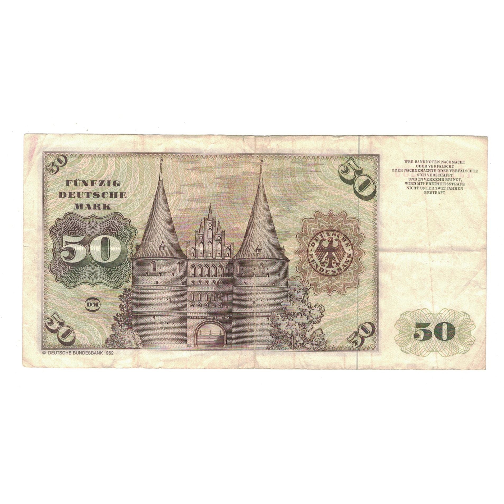Banknote, GERMANY - FEDERAL REPUBLIC, 50 Deutsche Mark, 1980, 1980-01-02