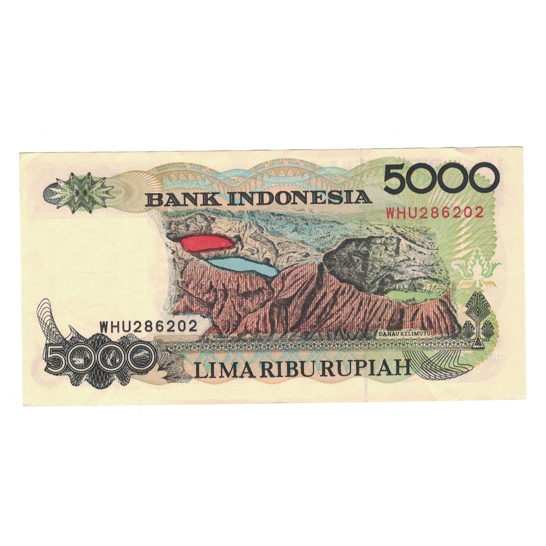 Geldschein, Indonesien, 5000 Rupiah, 1992, KM:130a, SS+