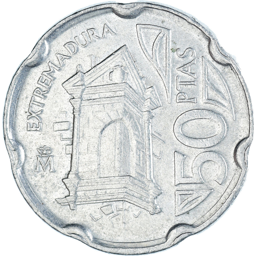 Münze, Spanien, 50 Pesetas, 1993