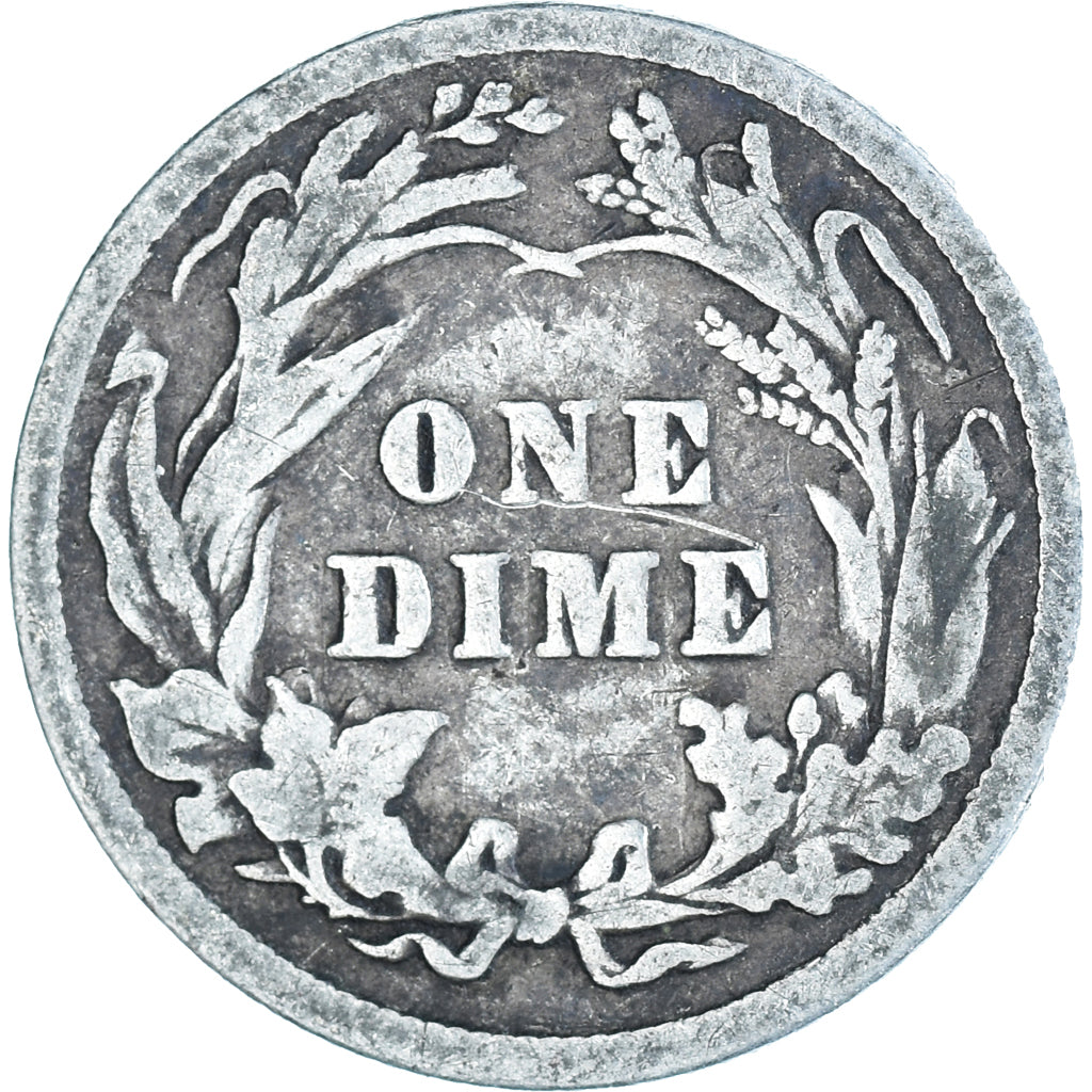 Moeda, Estados Unidos da América, Dime, 1908