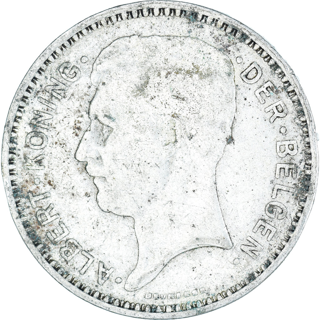 Coin, Belgium, 20 Francs, 20 Frank, 1934