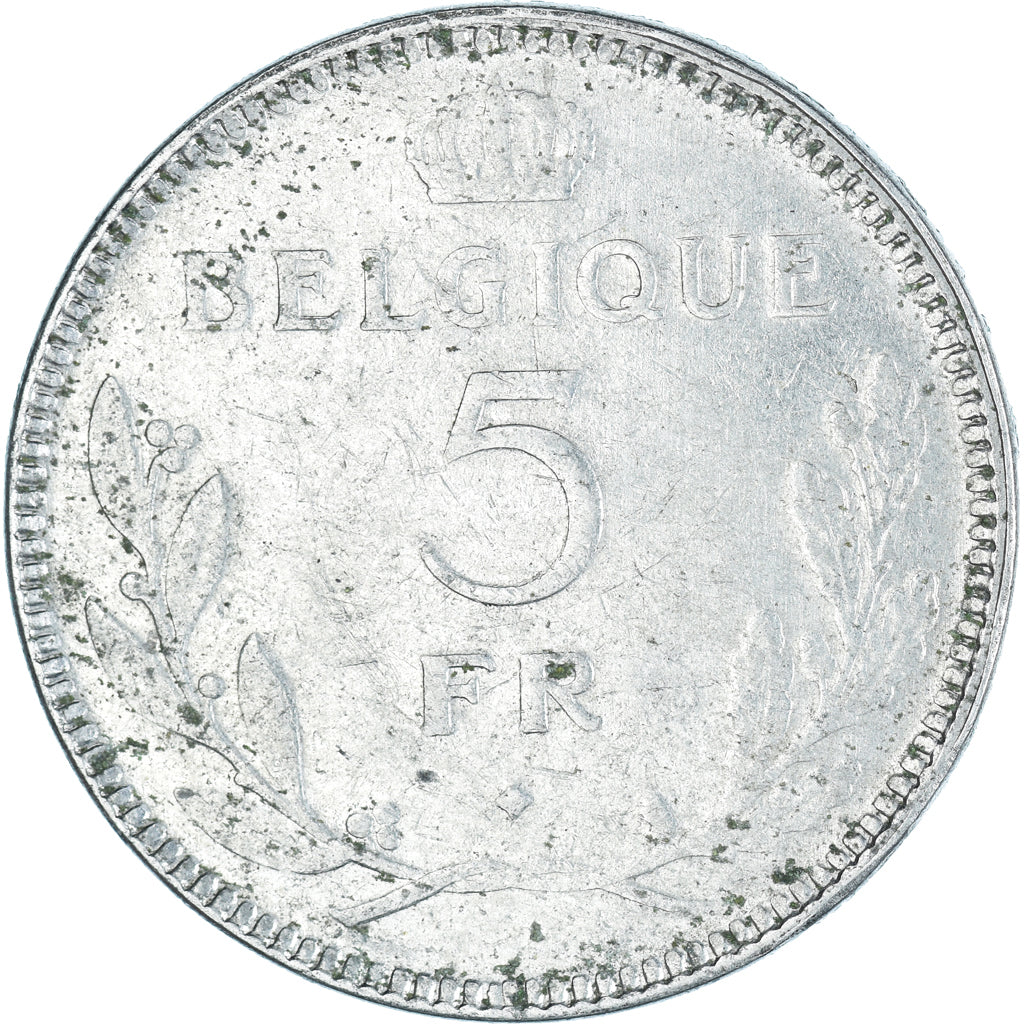 Moeda, Bélgica, 5 Francs, 1930