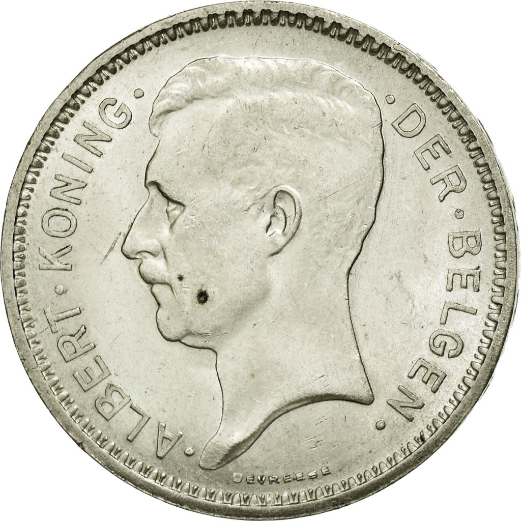 Munten, België, 20 Francs, 20 Frank, 1933, PR, Zilver, KM:104.1