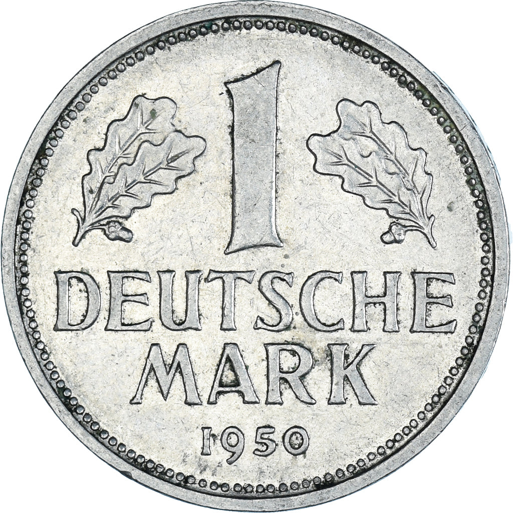 Monnaie, Allemagne, 1 Deutsche Mark, 1950
