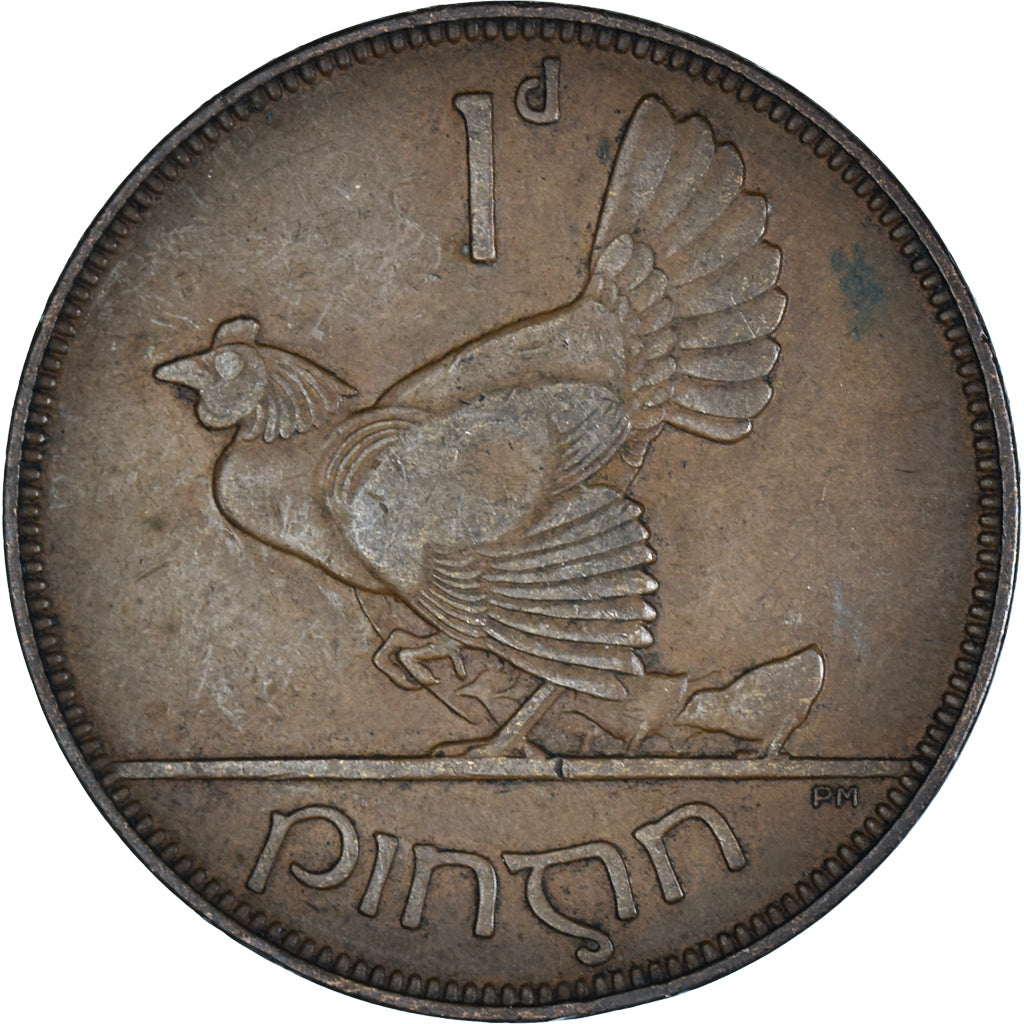 Moneta, Irlanda, Penny, 1928